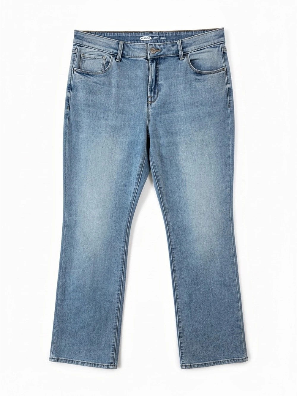 Old Navy NWT Kicker Boot-Cut Jeans Blue Waist 14 Short